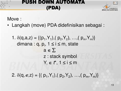 Ppt Pertemuan Push Down Automata Pda Powerpoint Presentation