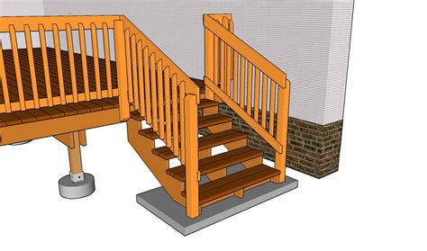 Deck Stairs Plans | MyOutdoorPlans | Free Woodworking Plans and Projects, DIY Shed, Wooden ...