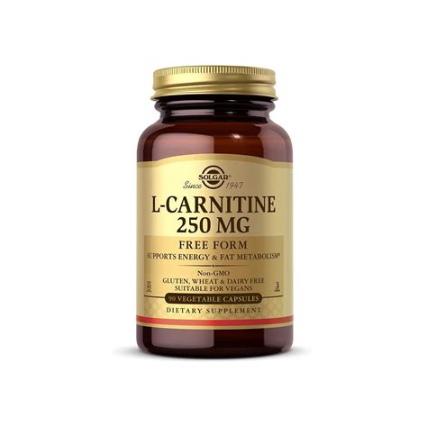 SOLGAR L-CARNITINE 250MG CAP 90S