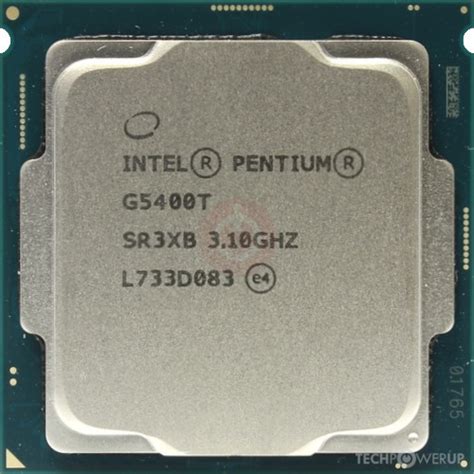 Intel Pentium Gold G T Specs Techpowerup Cpu Database