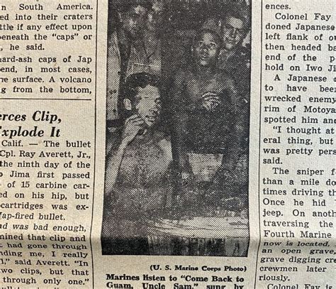 Marine Corps Newspapers From World War Ii To The Guam Museum Archives Visit The Guam Museum