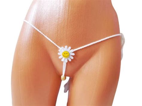 Extreme Micro Bikini Crochet Women Sexy Erotic Lingerie Daisies Flower Christmas Gift For Her