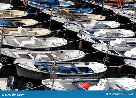 Lots Of Moored Boats Stock Photo Image Of Outside Boats 3236588