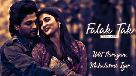 FALAK TAK CHAL SATH MERE LYRICS UDIT NARAYAN MAHALAXMI IYER