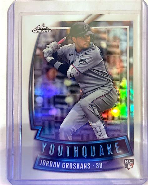 Topps Chrome Update Jordan Groshans Youthquake Marlins Rookie