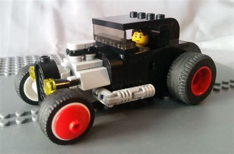 Lego Moc Ford Model A Coupe Hot Rod Rat Rod By Thefrankster Rebrickable Build With Lego