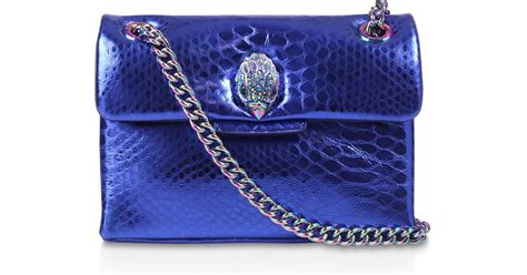 Kurt Geiger Rainbow Shop Mini Kensington Metallic Leather Crossbody Bag