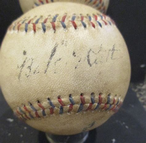 Babe Ruth Replica Autographed Baseball New Deign For Etsy