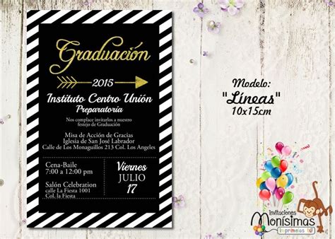 Invitaciones Para Graduación imprimelas Tu maa 100 00 en