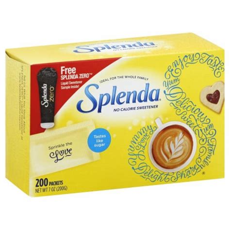 Splenda No Calorie Sweetener Packets 200 Ct Pick ‘n Save