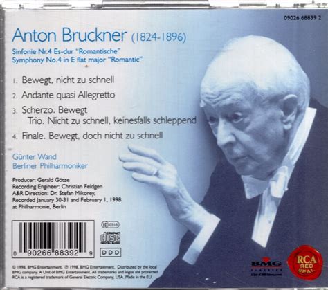 Yahoo Anton Bruckner Sinfonie Nr Gunter Wand