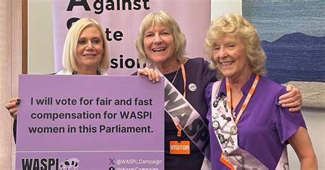 Ayrshire MP Shows Support For WASPI Campaigners At Westminster Daily