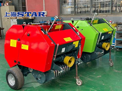 Mini Round Baler Star Brand Automatically Bale Long Service Life Smooth