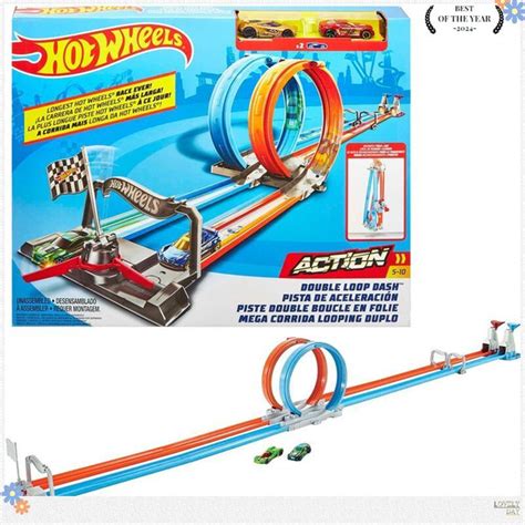 Трек Hot Wheels Двойная петля купить с доставкой по выгодным ценам в интернет магазине OZON