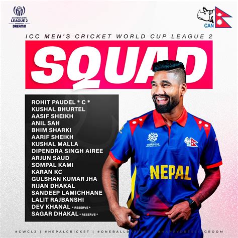 Nepal Name Squad For League 2 Us Tri Series