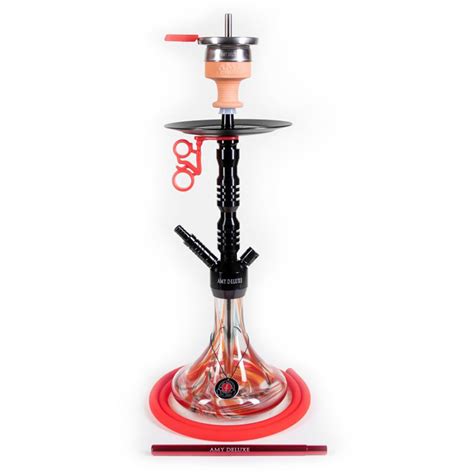 Kaljanas AMY DELUXE AMY073 02 Red Hookahshop Lt