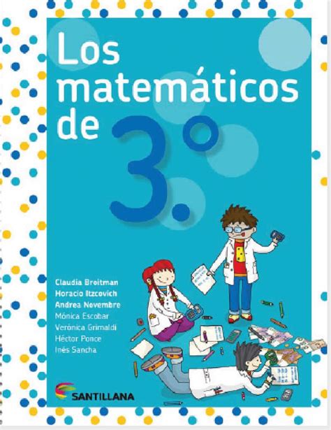 Los Matematicos De 3° Santillana Bcl Libreria