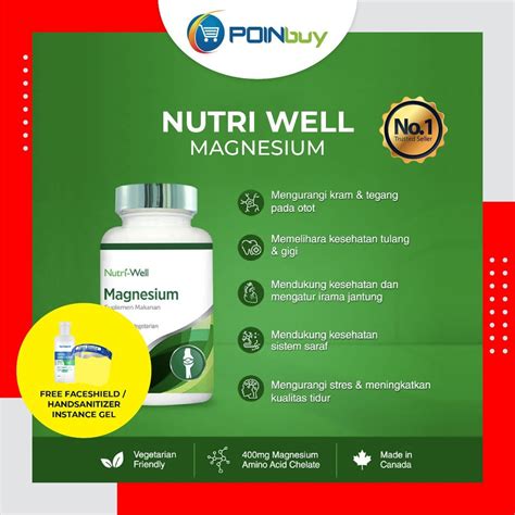 Jual Nutriwell Magnesium 30 Caps Shopee Indonesia