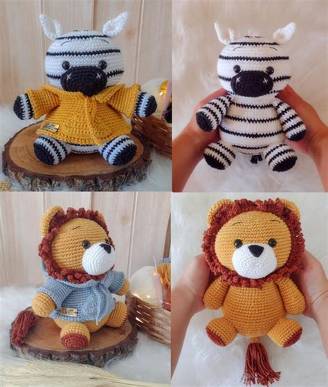 Cole O Safari Completa Em Amigurumi Bichinhos De Croch Elo