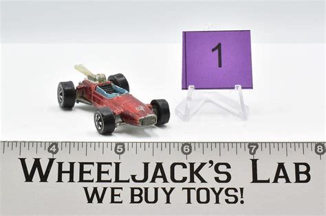 Brabham Repco F Red Hot Wheels Mattel Vintage Redline RL Wheeljack S Lab