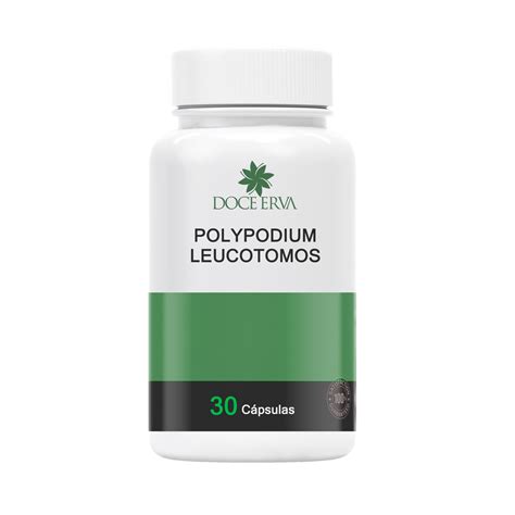 Polypodium Leucotomos Mg C Psulas Doce Erva Farm Cia De