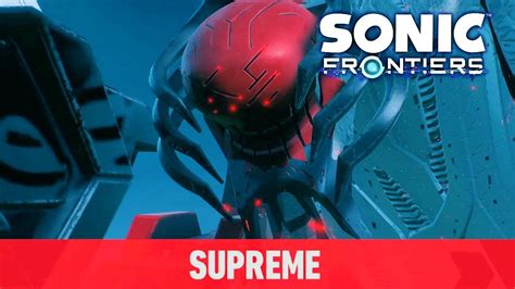 Sonic Frontiers Supreme Boss Fight YouTube