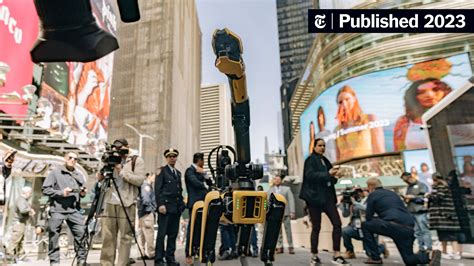 NYPD Unveils New High-Tech Devices, Including Robotic Dogs - The New York Times