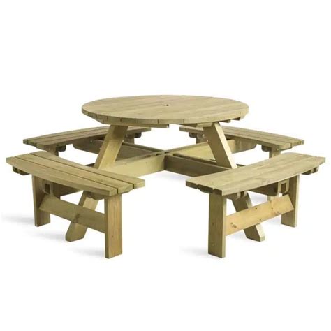 Pub Picnic Tables Round Defrae Contract Furniture