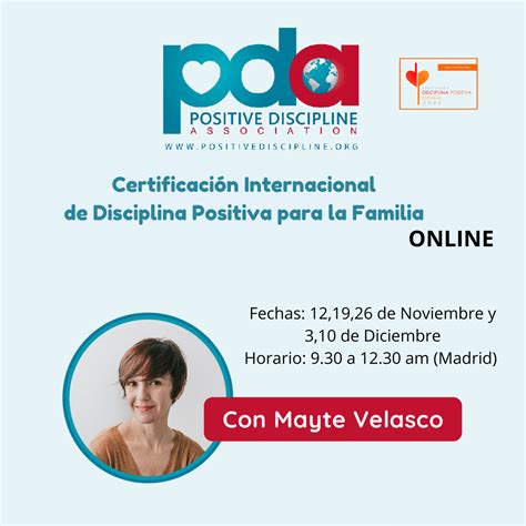 Taller Certificación Internacional para la familia ONLINE Portal