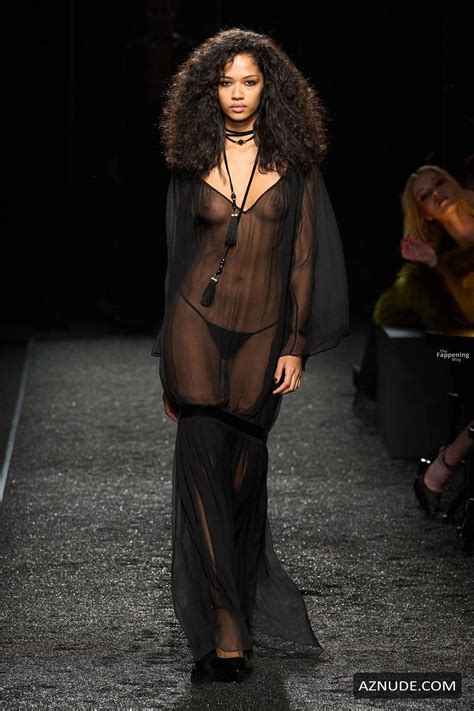 Unknown Sexy Models Show Off Their Hot Tits At Nina Ricci Fashion Show Runway In Paris AZNude