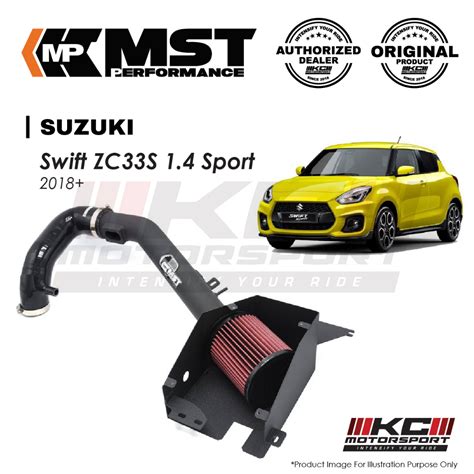 Suzuki Swift ZC33S 1.4 Sport 2018+ - MST Performance Cold Air Intake ...
