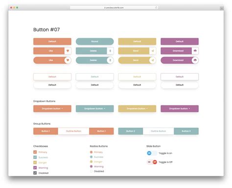 Best Bootstrap Button Templates Examples Colorlib