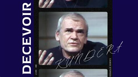 KUNDERA L INSOUTENABLE LEGERETE DE L ETRE YouTube