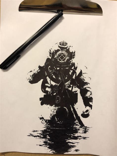 scuba drawing 5
