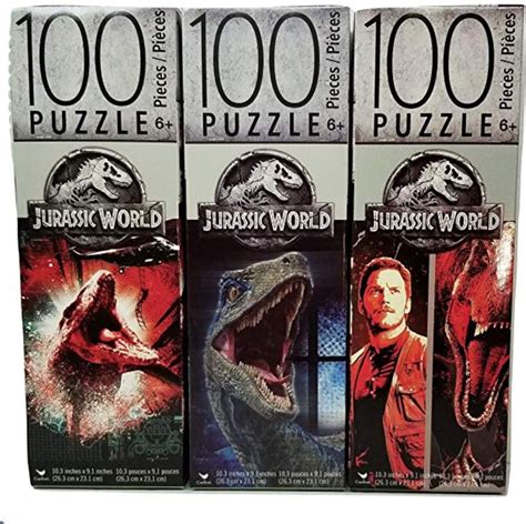 Jurassic World 100 Piece Puzzle Bundle Of Jurassic World 100 Piece Puzzles Jigsaw Puzzles