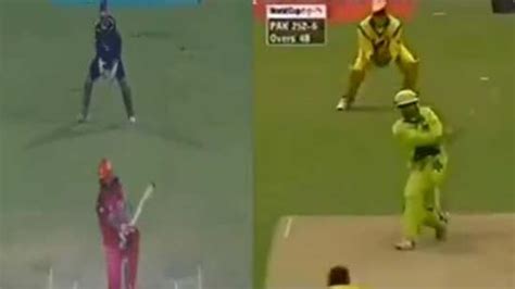 Watch: Azam sweeps 140kph delivery over stadium's roof in PSL, reminds internet of father Moin's ...