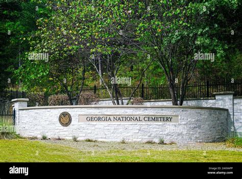 Georgia National Cemetery Stock Photo - Alamy