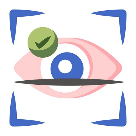 A Colored Design Icon Of Iris Recognition 34464300 Vector Art At Vecteezy