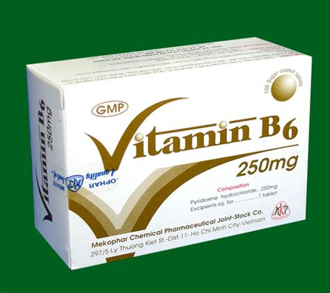 Vitamin B6 250mg Mekophar