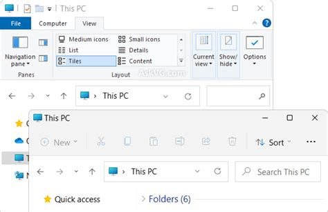 Fun Tip Run Old And New File Explorer Side By Side In Windows Askvg