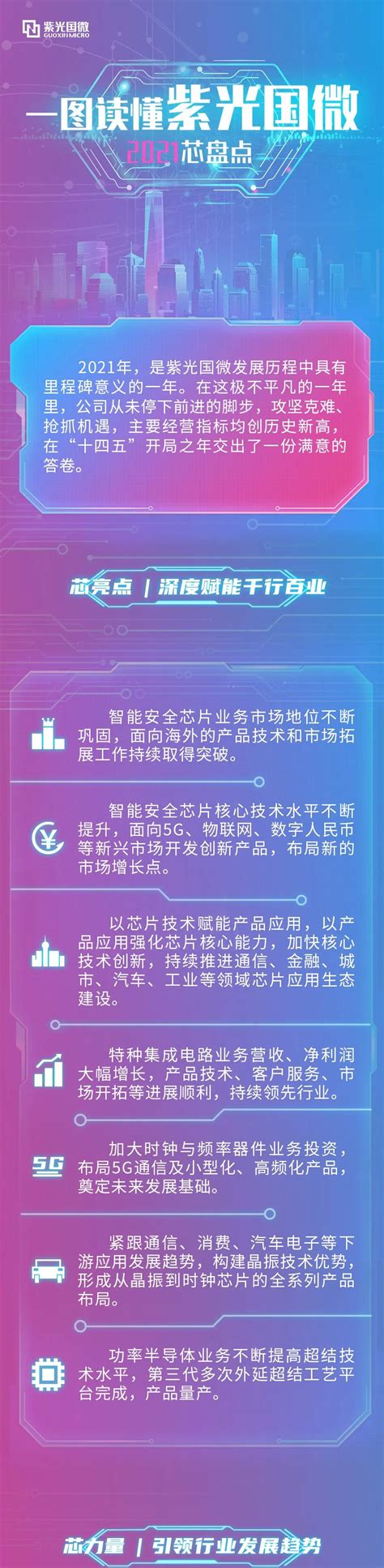 一图读懂 紫光国微2021芯盘点