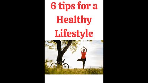 6 Tips For A Healthy Lifestyle Motivation Quotes Sr Youtube