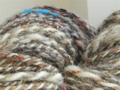 Hand Spun Yarn - Color-way Newsprint