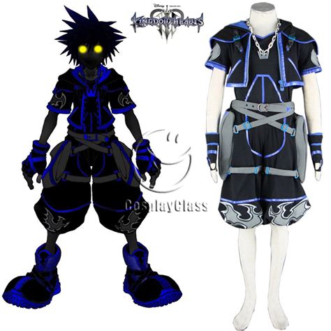 Kingdom Hearts Sora Dark Cosplay Costume - CosplayClass