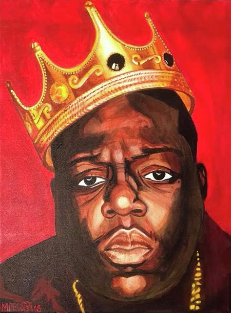 The Notorious Big Painting By Mike Pecora Fine Art America