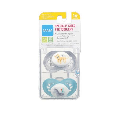 MAM 16 months+ Silicone Toddler Pacifiers, 2 ct - QFC