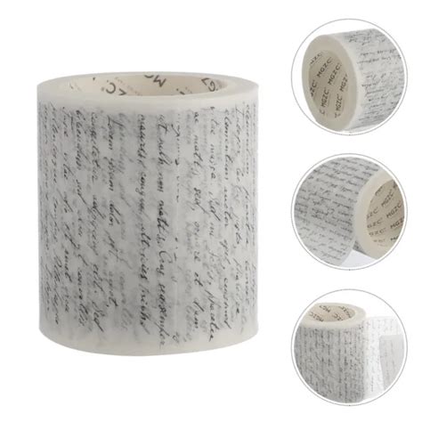 Manuel Et Bande Papier Lettre Washi Tape Ruban Adh Sif Etiquette