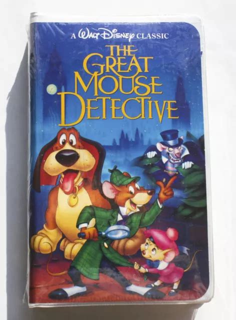 DISNEY S THE GREAT Mouse Detective Black Diamond Classic Vhs Sealed Nos