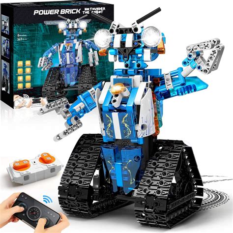 VEPOWER Robot pour Enfants Robot Set de Construction télécommandé