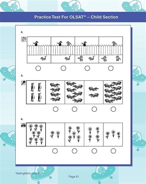 Nyc Ted And Talented Testing Kindergarten 1st Grade Practice Test